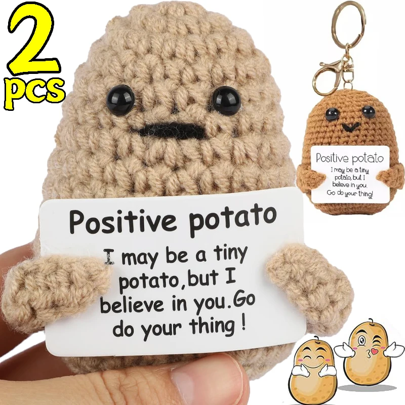 1/2pcs Positive Energy Potato  - Gaming Console Keychain review and price