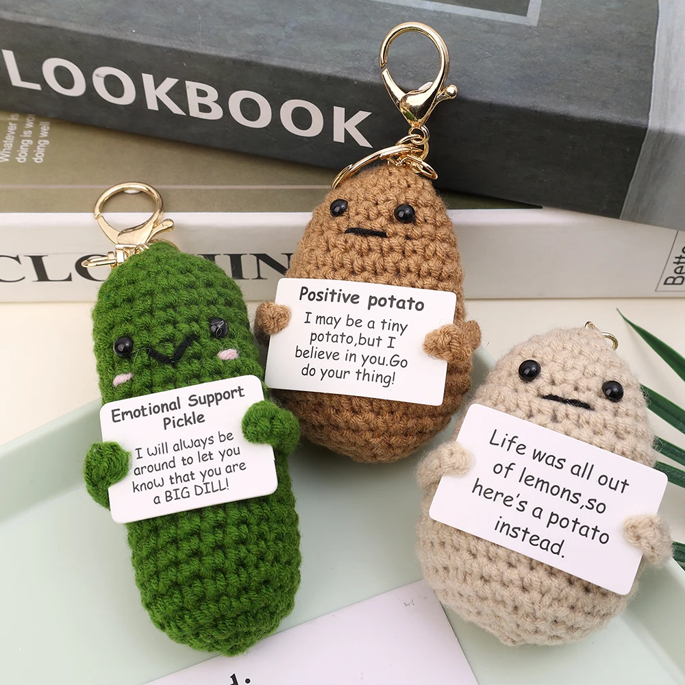 1/2pcs Positive Energy Potato  - Gaming Console Keychain review and price